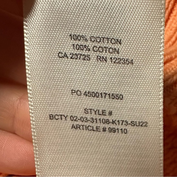 Aritzia | Sunday Best Peach Knit Sweater Oversized - Picture 11 of 13